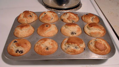 picture of betty crocker blueberry muffins