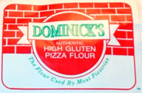 an image of the label of a bag of Dominick's High-Gluten Flour