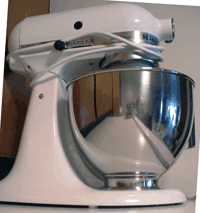 an image of a KitchenAid Mixer in my kitchen