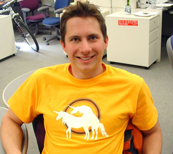 image of paul with unicorns doin it t-shirt