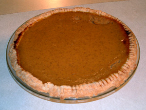 picture of classic pumpkin pie